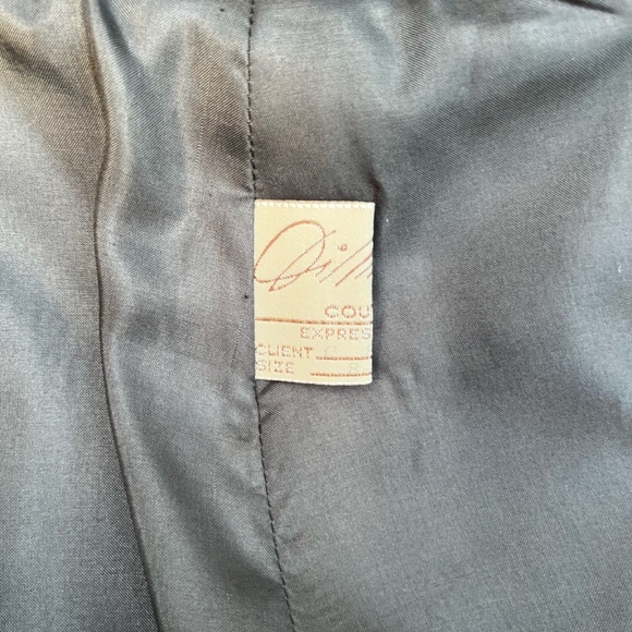 Dimitri Couture Blazer - Black velvet striped 8 vintage - Excellent condition! - Picture 4 of 15